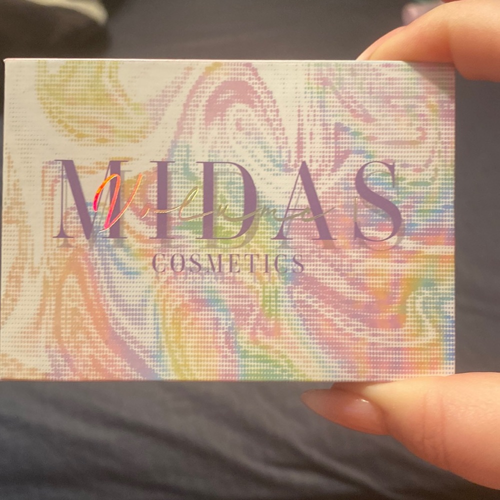 midas volume 1 brights unused eyeshadow palette